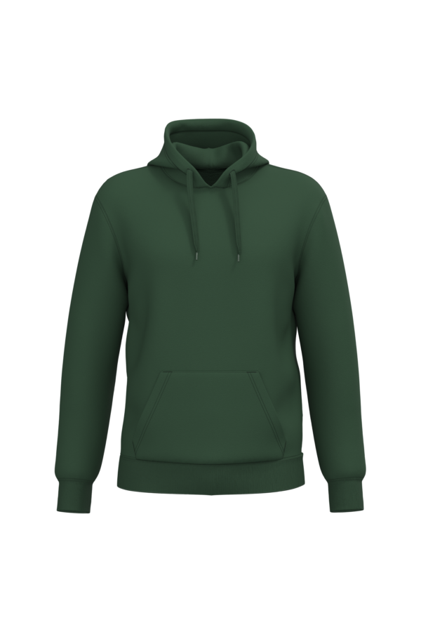 Forest Green FACE Sweat-shirt recyclé à capuche unisexe