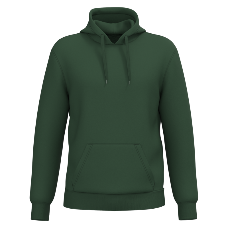 Forest Green FACE Sweat-shirt recyclé à capuche unisexe