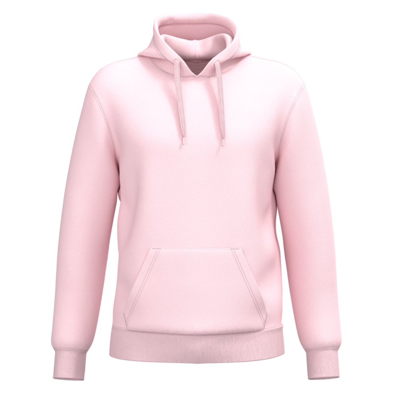 Pale Pink FACE Sweat-shirt recyclé à capuche unisexe