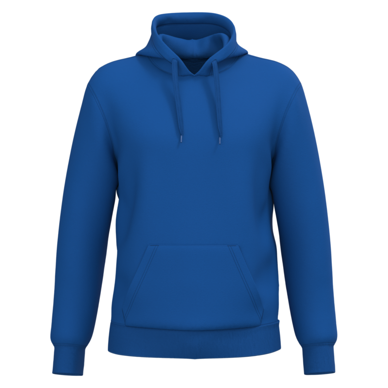 Royal Blue FACE Sweat-shirt recyclé à capuche unisexe