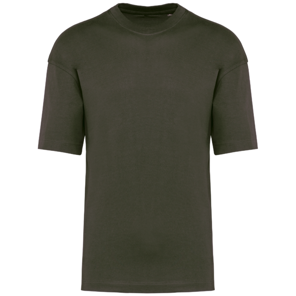Khaki FACE T-shirt oversize unisexe personnalisable – Club Basketball