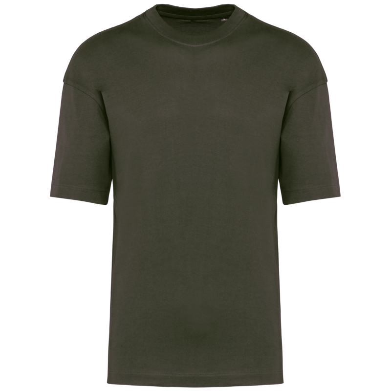 Khaki FACE T-shirt oversize unisexe personnalisable – Club Basketball