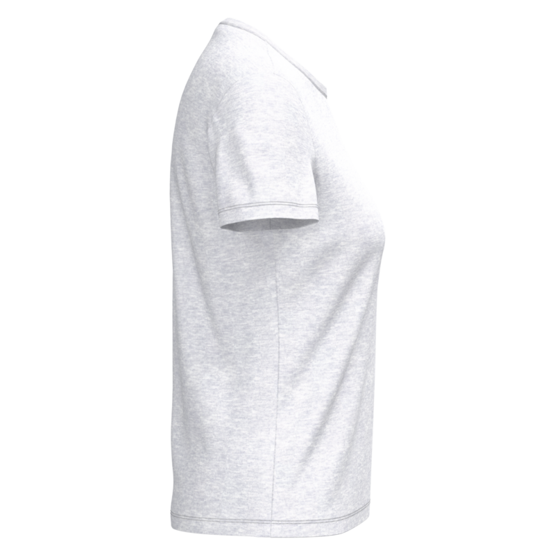 Ash Heather SIDE T-shirt bio coton peigné femme léger personnalisable – Club Basketball