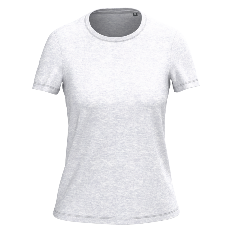 Ash Heather FACE T-shirt bio coton peigné femme léger personnalisable – Club Basketball