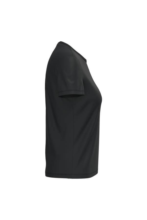 Black SIDE T-shirt bio coton peigné femme personnalisable – Club Basketball