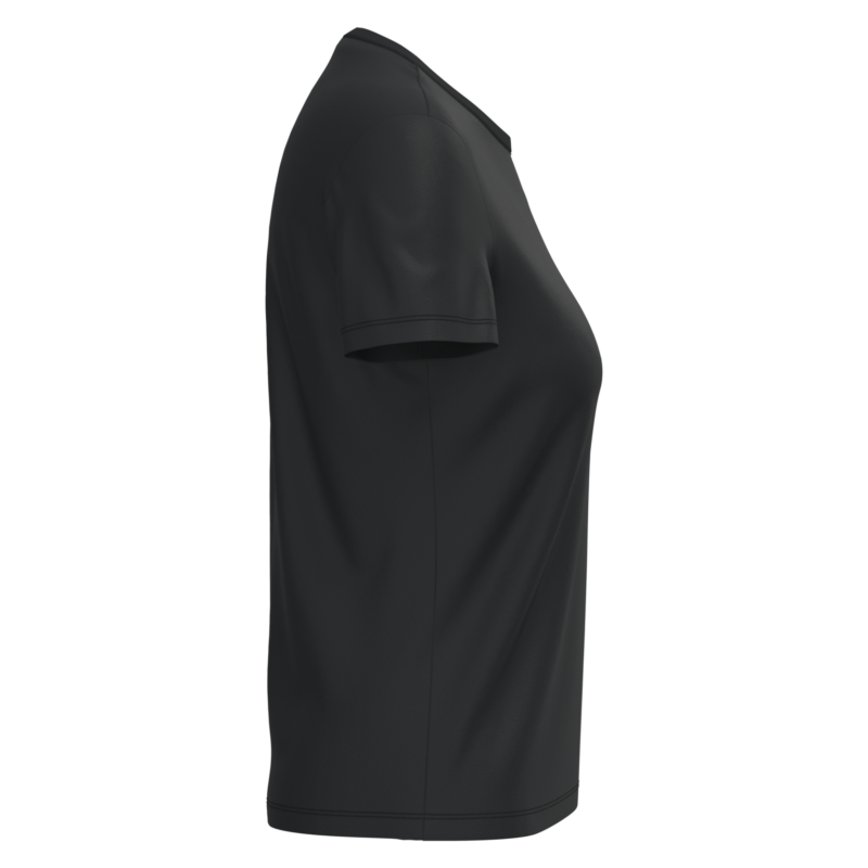 Black SIDE T-shirt bio coton peigné femme personnalisable – Club Basketball