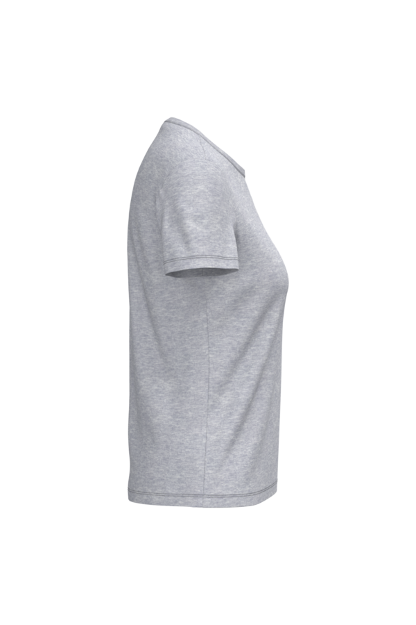 Oxford Grey SIDE T-shirt bio coton peigné femme personnalisable – Club Basketball