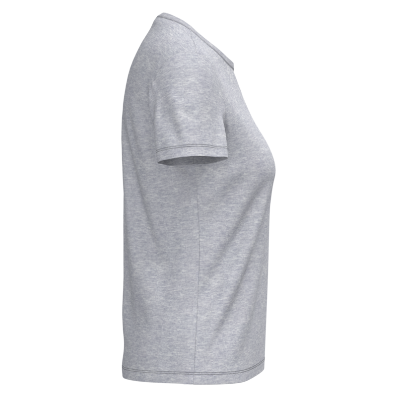Oxford Grey SIDE T-shirt bio coton peigné femme personnalisable – Club Basketball