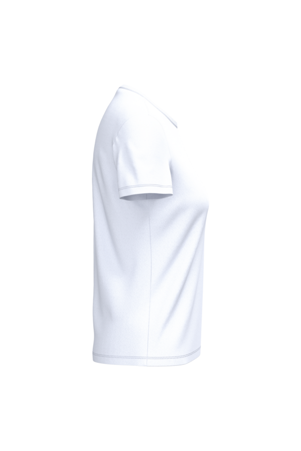 White SIDE T-shirt bio coton peigné femme personnalisable – Club Basketball