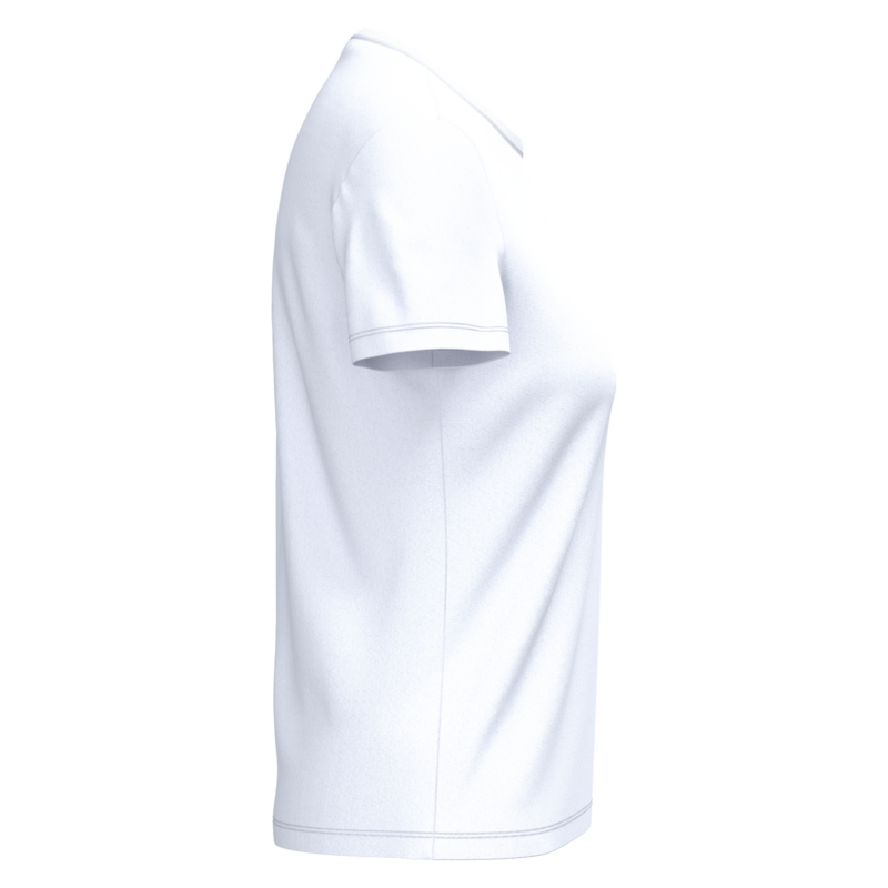 White SIDE T-shirt bio coton peigné femme personnalisable – Club Basketball