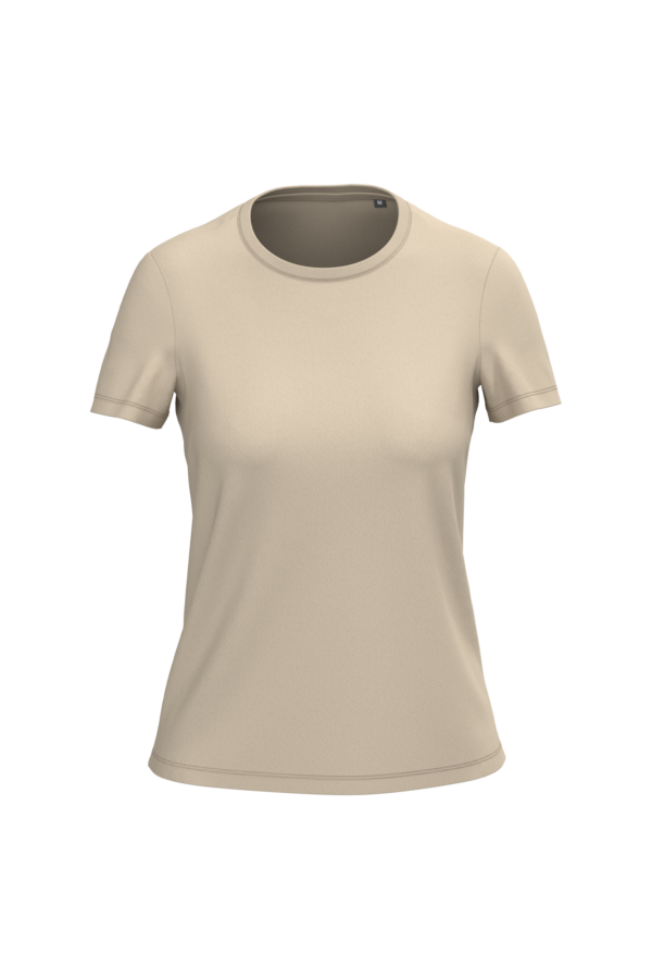 Light Sand FACE T-shirt bio coton peigné femme personnalisable – Club Basketball