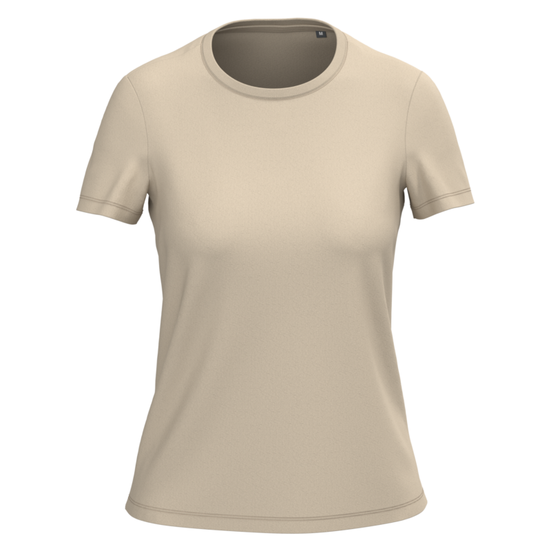 Light Sand FACE T-shirt bio coton peigné femme personnalisable – Club Basketball