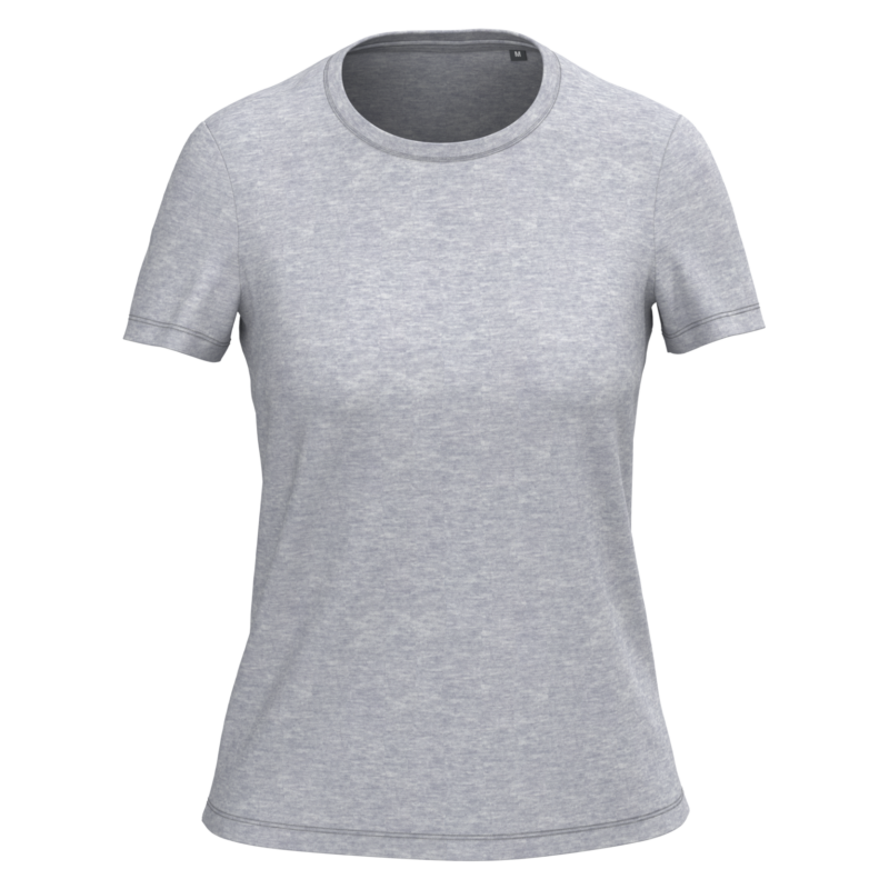 Oxford Grey FACE T-shirt bio coton peigné femme personnalisable – Club Basketball