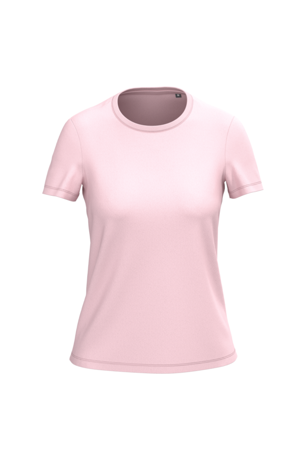 Pale Pink FACE T-shirt bio coton peigné femme personnalisable – Club Basketball