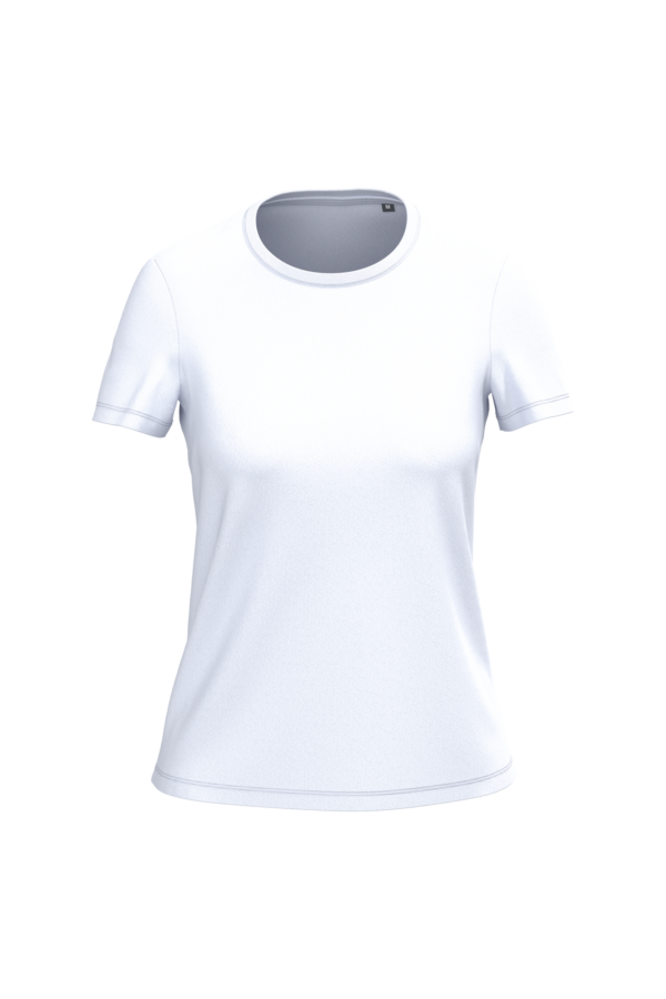 White FACE T-shirt bio coton peigné femme personnalisable – Club Basketball