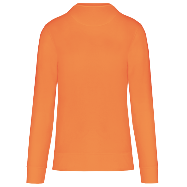 Light Orange BACK Sweat col rond bio écoresponsable enfant personnalisable – Club Basketball