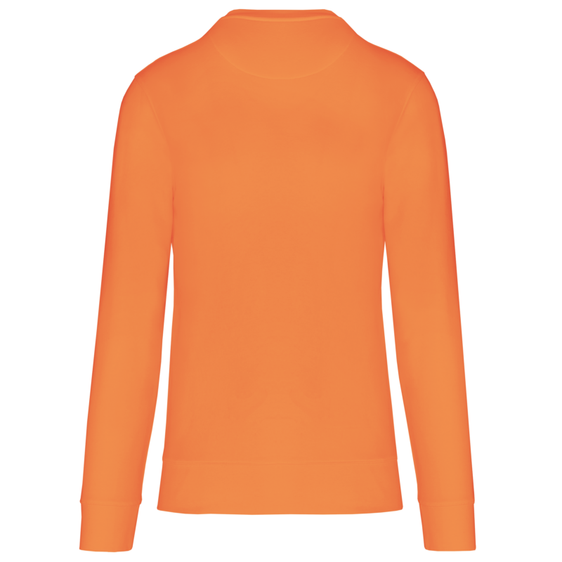 Light Orange BACK Sweat col rond bio écoresponsable enfant personnalisable – Club Basketball