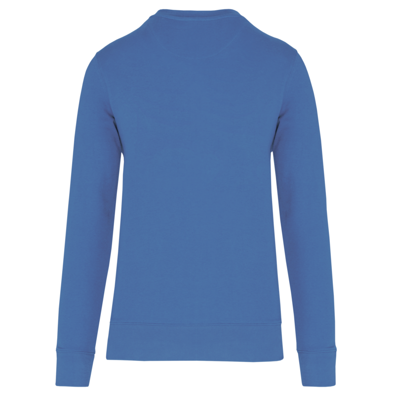 Light Royal Blue BACK Sweat col rond bio écoresponsable enfant personnalisable – Club Basketball
