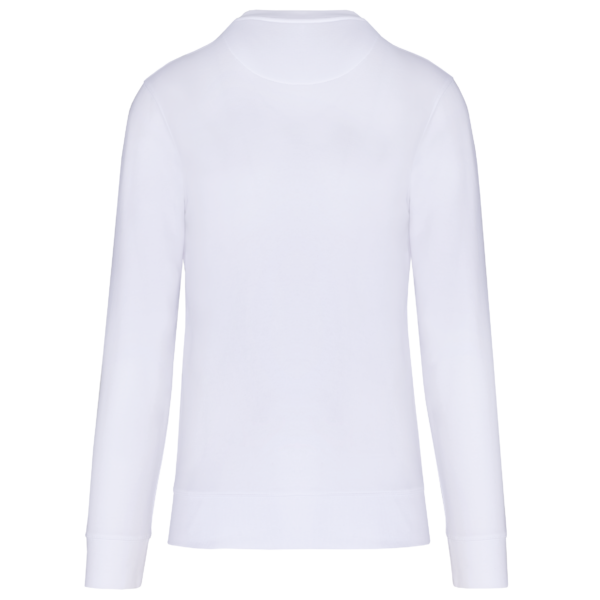White BACK Sweat col rond bio écoresponsable enfant personnalisable – Club Basketball