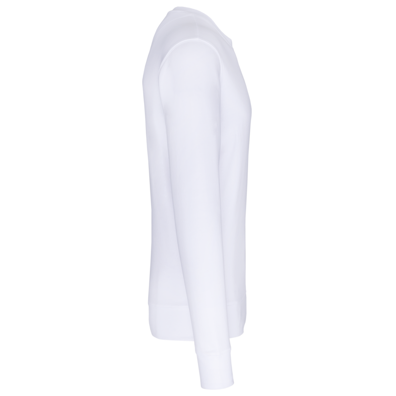 White SIDE Sweat col rond bio écoresponsable enfant personnalisable – Club Basketball