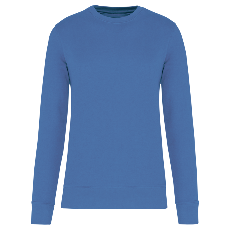 Light Royal Blue FACE Sweat col rond bio écoresponsable enfant personnalisable – Club Basketball