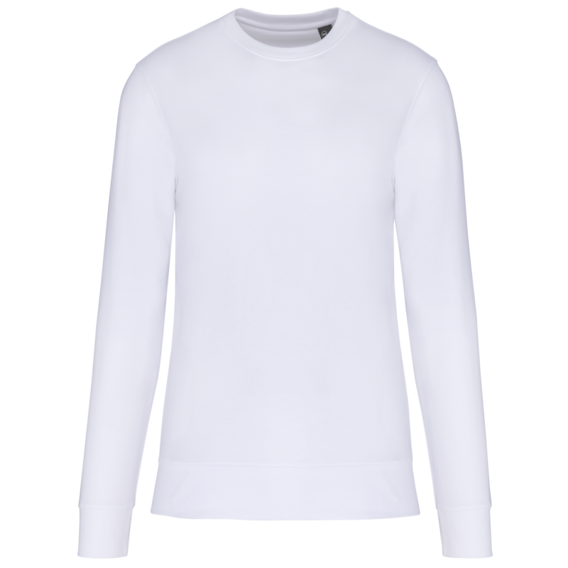 White FACE Sweat col rond bio écoresponsable enfant personnalisable – Club Basketball