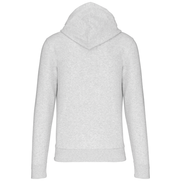 Ash Heather BACK Sweat à capuche bio écoresponsable homme personnalisable – Club Basketball