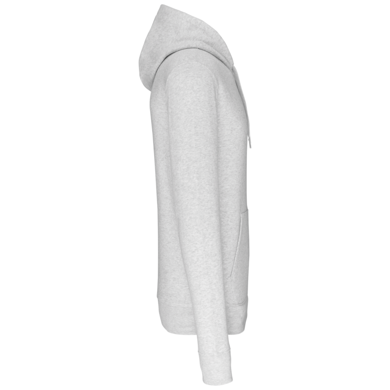 Ash Heather SIDE Sweat à capuche bio écoresponsable homme personnalisable – Club Basketball