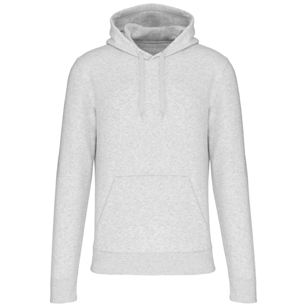 Ash Heather FACE Sweat à capuche bio écoresponsable homme personnalisable – Club Basketball