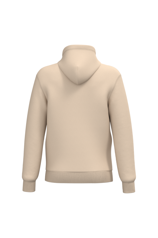 Light Sand BACK Sweat-shirt recyclé zippé à capuche unisexe