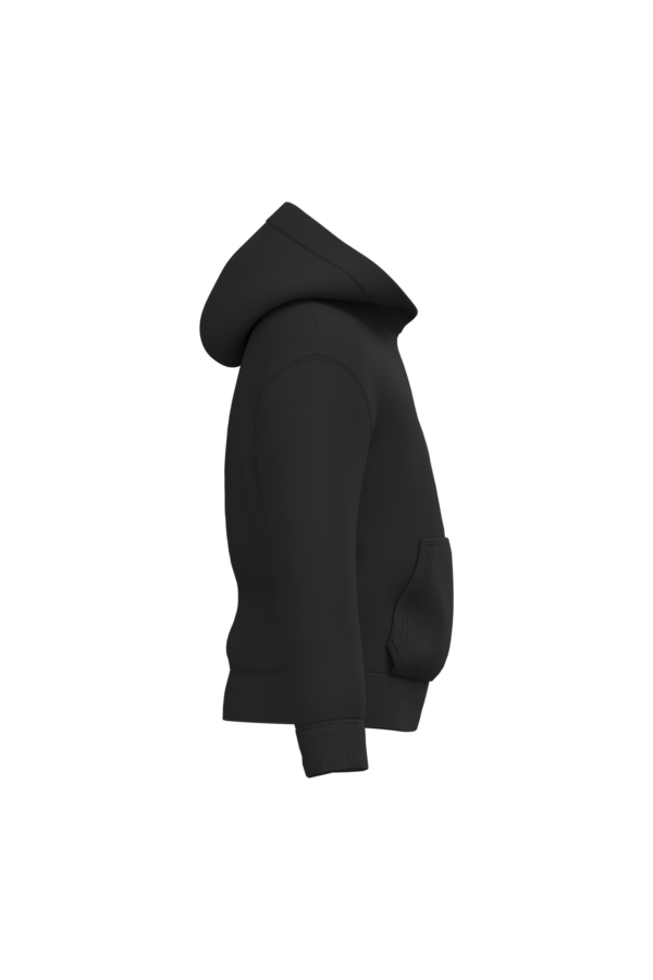 Black SIDE Sweat à capuche recyclé enfant personnalisé DTF – Club Basketball