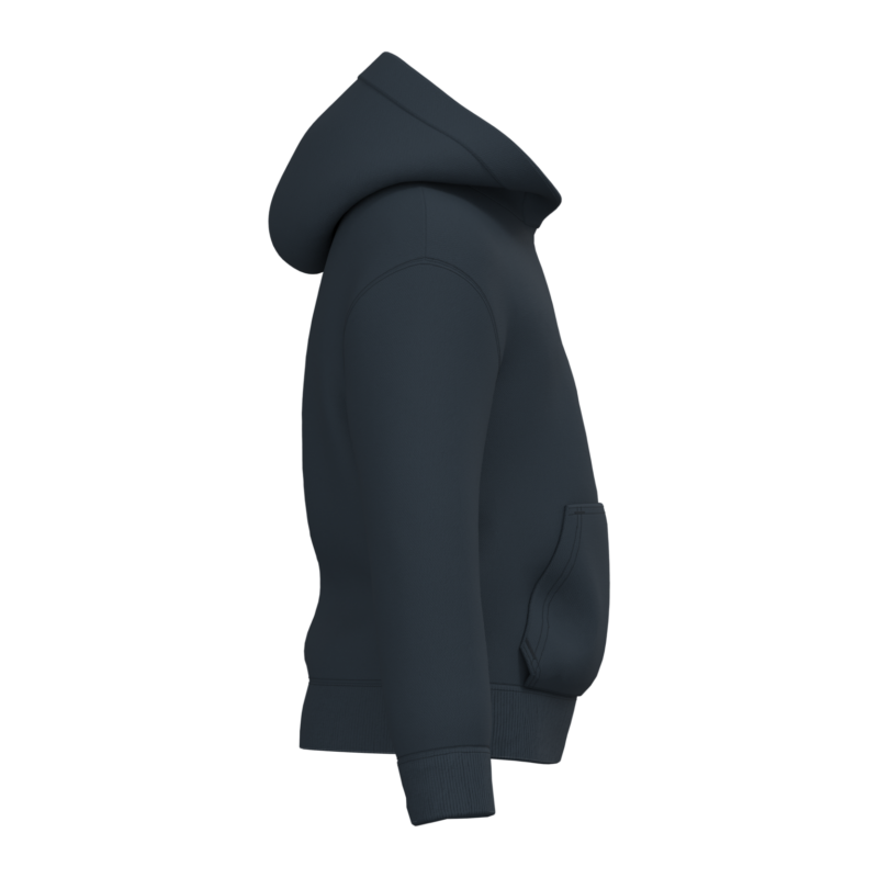 Navy SIDE Sweat à capuche recyclé enfant personnalisé DTF – Club Basketball