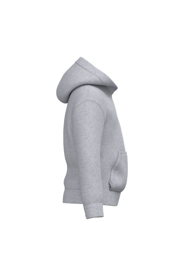 Oxford Grey SIDE Sweat à capuche recyclé enfant personnalisé DTF – Club Basketball