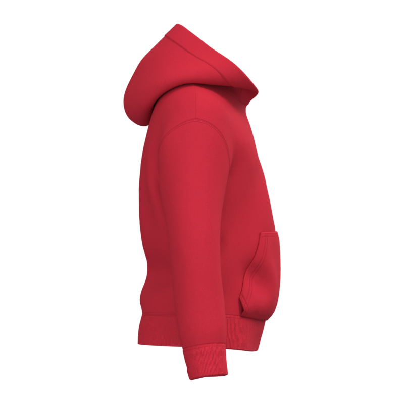 Red SIDE Sweat à capuche recyclé enfant personnalisé DTF – Club Basketball