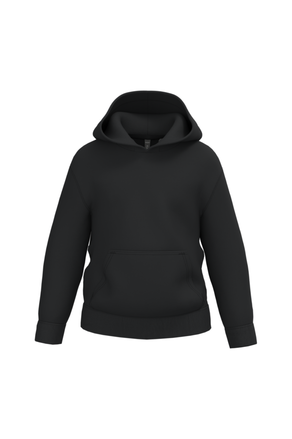 Black FACE Sweat à capuche recyclé enfant personnalisé DTF – Club Basketball