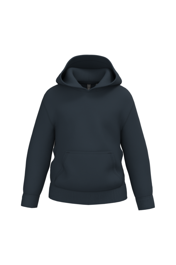 Navy FACE Sweat à capuche recyclé enfant personnalisé DTF – Club Basketball