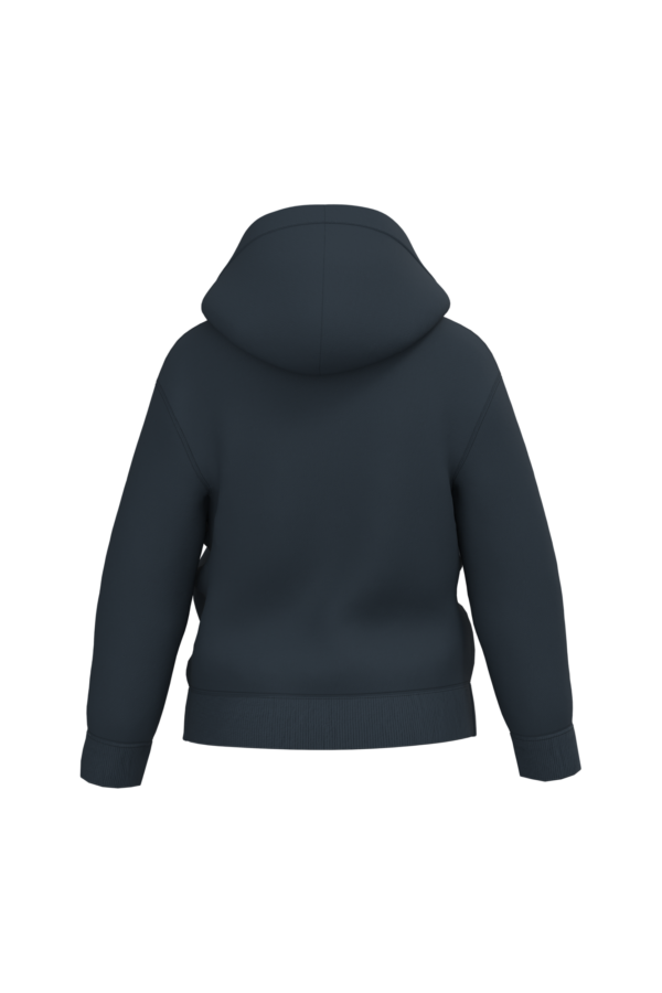 Navy BACK Sweat-shirt recyclé zippé à capuche enfant