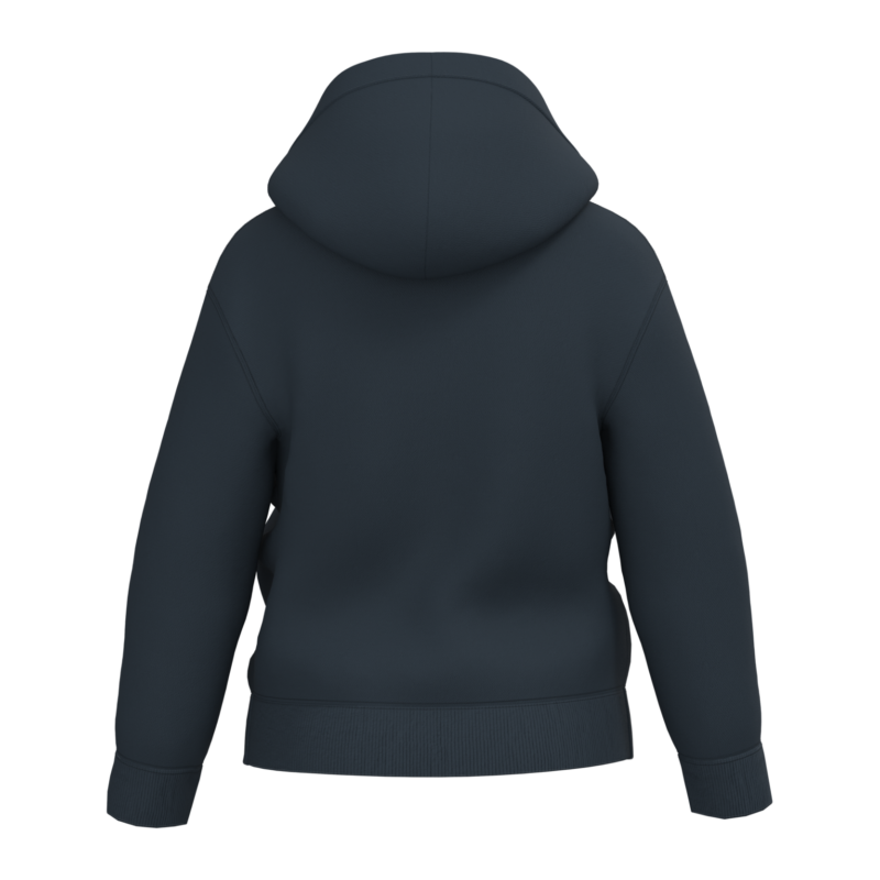 Navy BACK Sweat-shirt recyclé zippé à capuche enfant