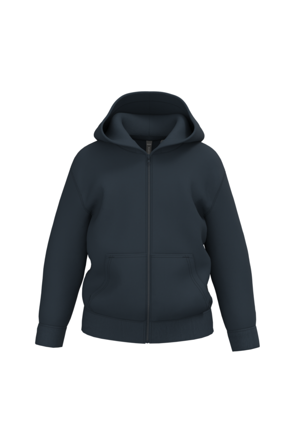 Navy FACE Sweat-shirt recyclé zippé à capuche enfant