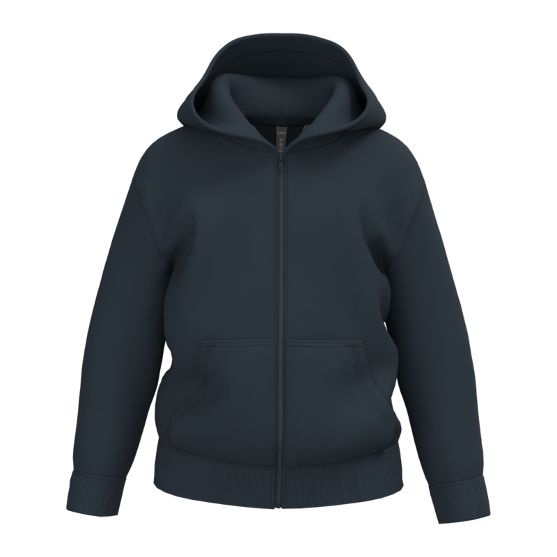 Navy FACE Sweat-shirt recyclé zippé à capuche enfant