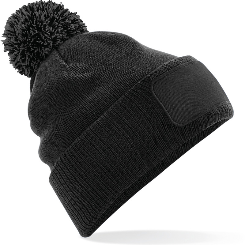 Bonnet à pompon patch Snowstar®