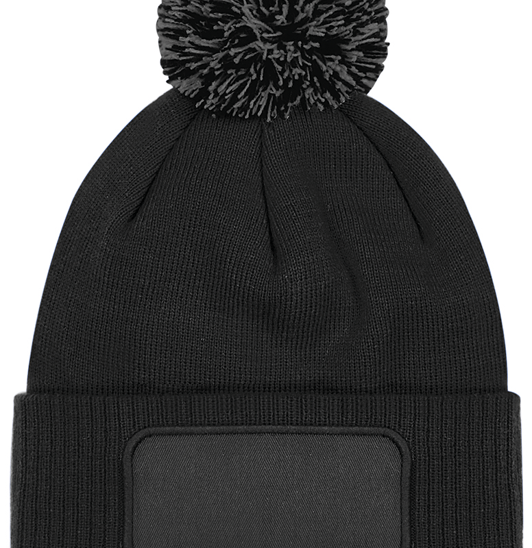 Bonnet à pompon patch Snowstar®