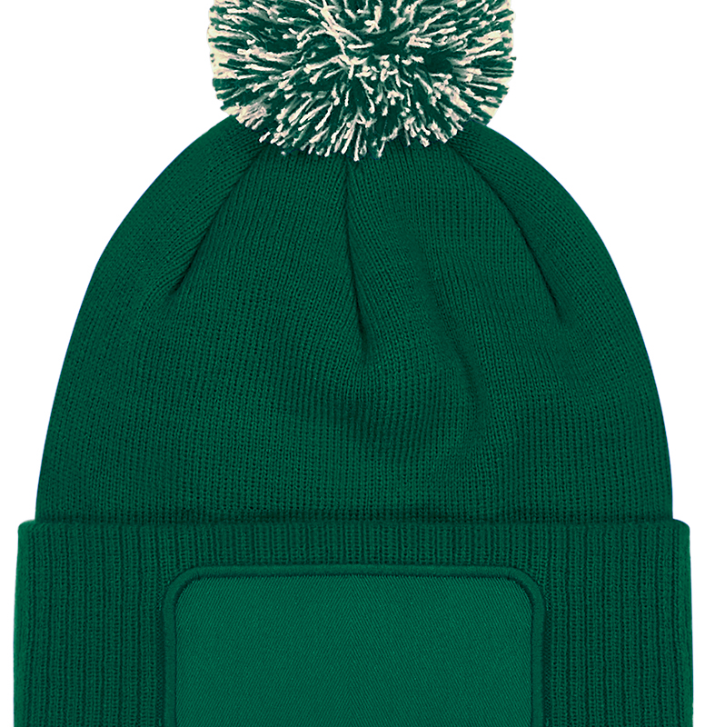 Bonnet à pompon patch Snowstar®