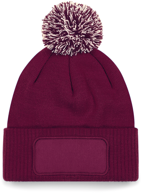 Bonnet à pompon patch Snowstar®