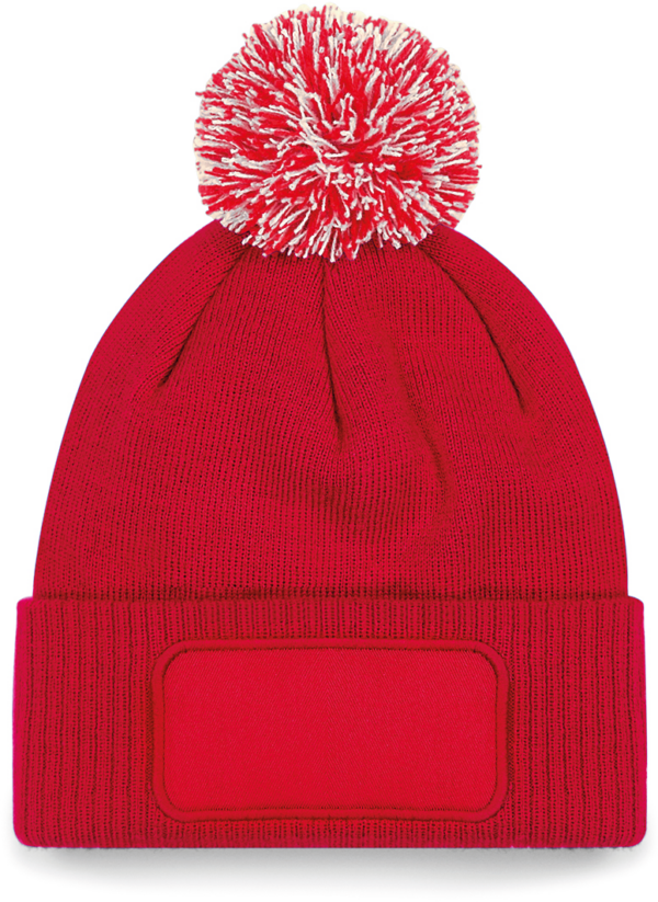 Bonnet à pompon patch Snowstar®