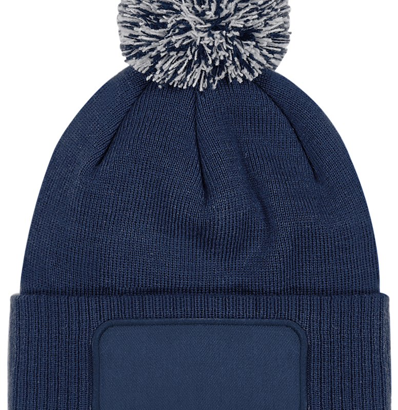 Bonnet à pompon patch Snowstar®
