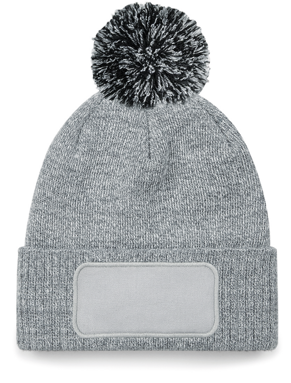 Bonnet à pompon patch Snowstar®
