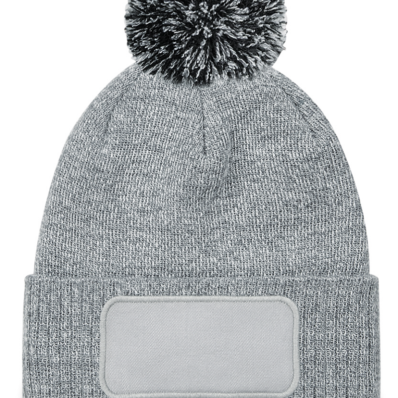 Bonnet à pompon patch Snowstar®