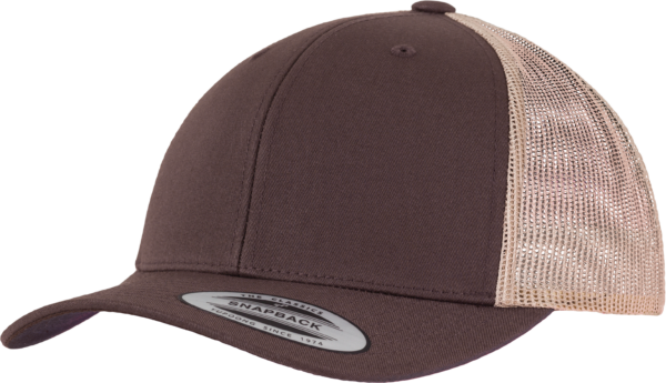 Casquette retro trucker bicolore