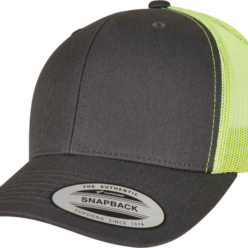 Casquette retro trucker bicolore